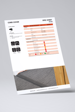 Cord Cover Spec Sheet
