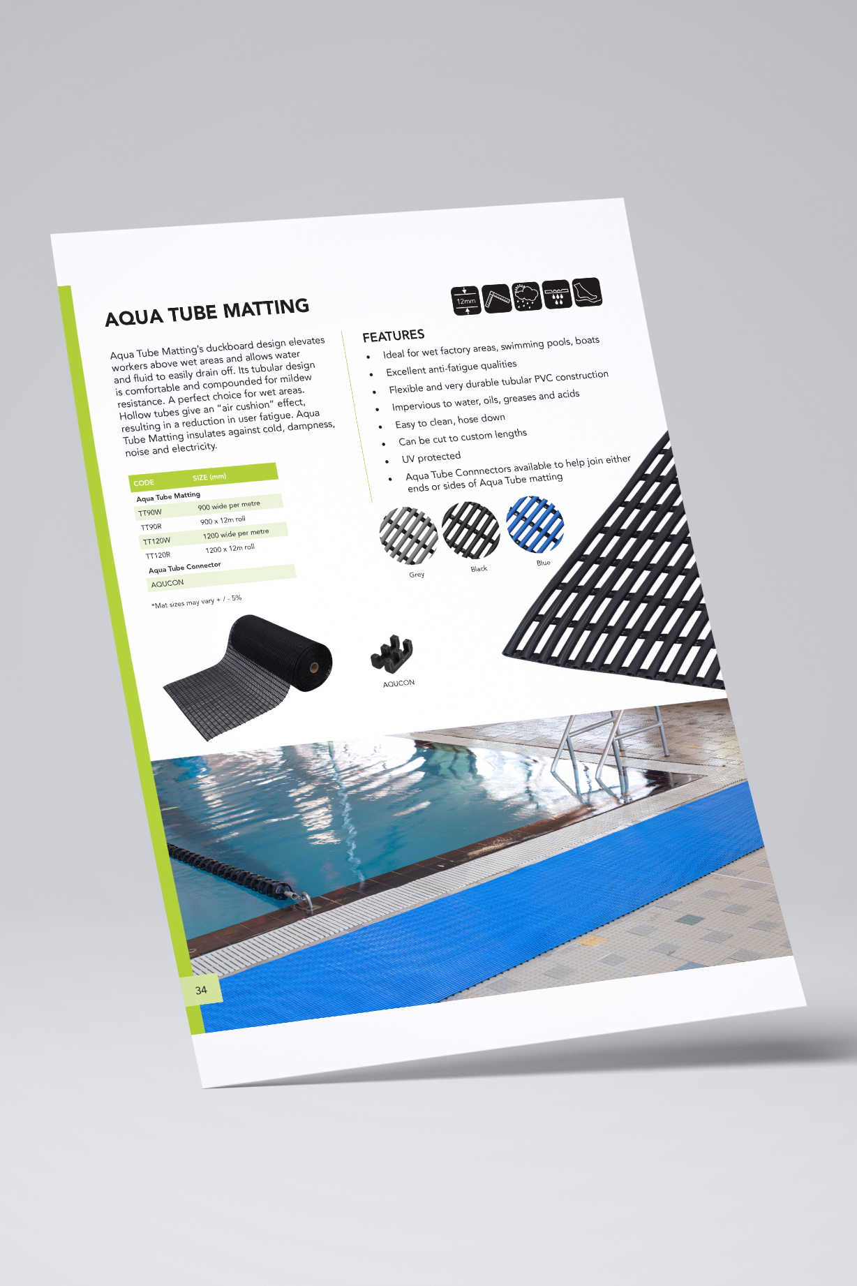 Aqua Tube Matting Product Page