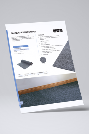 Banquet Event Carpet Product Page