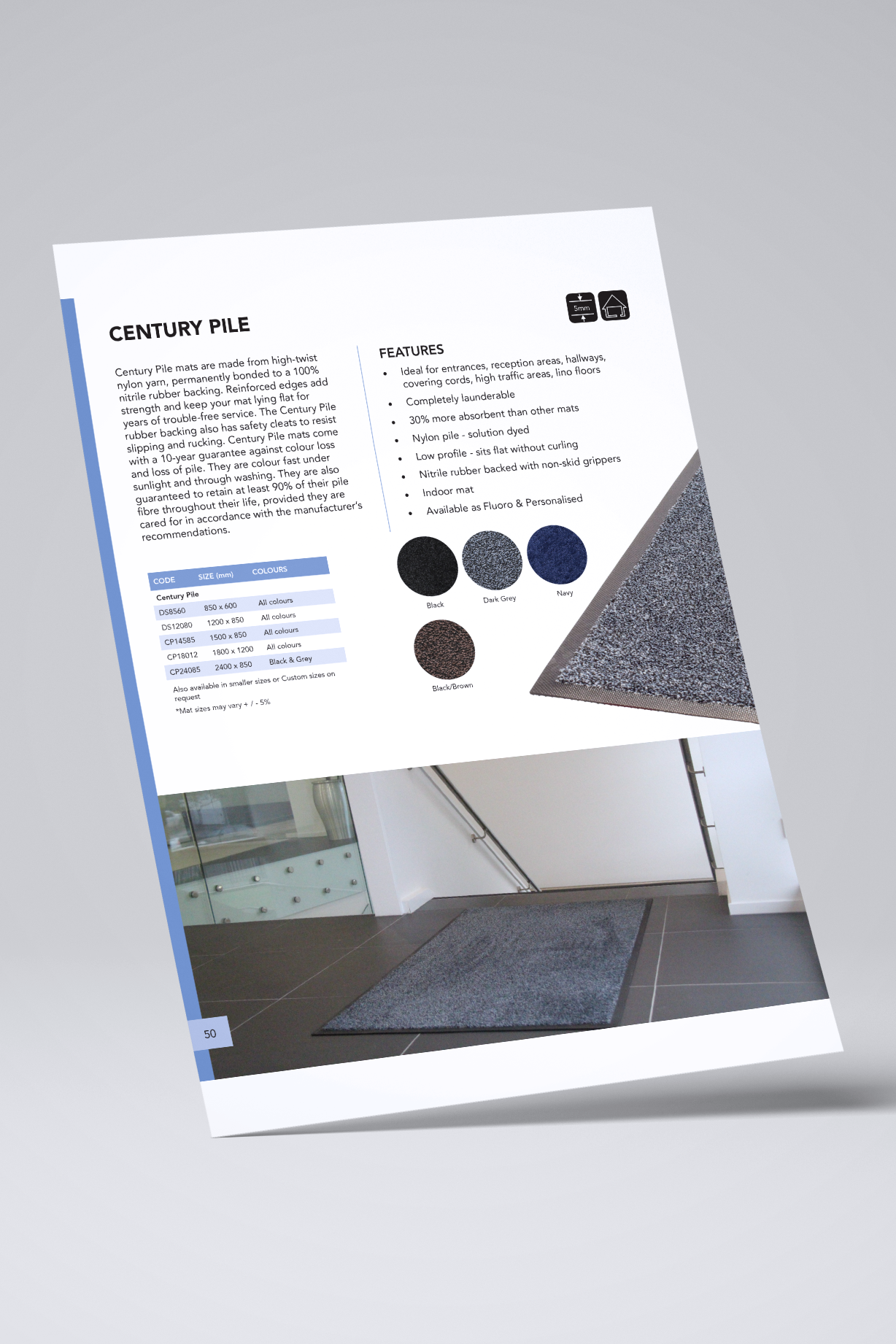 Century Pile Mat Product Page