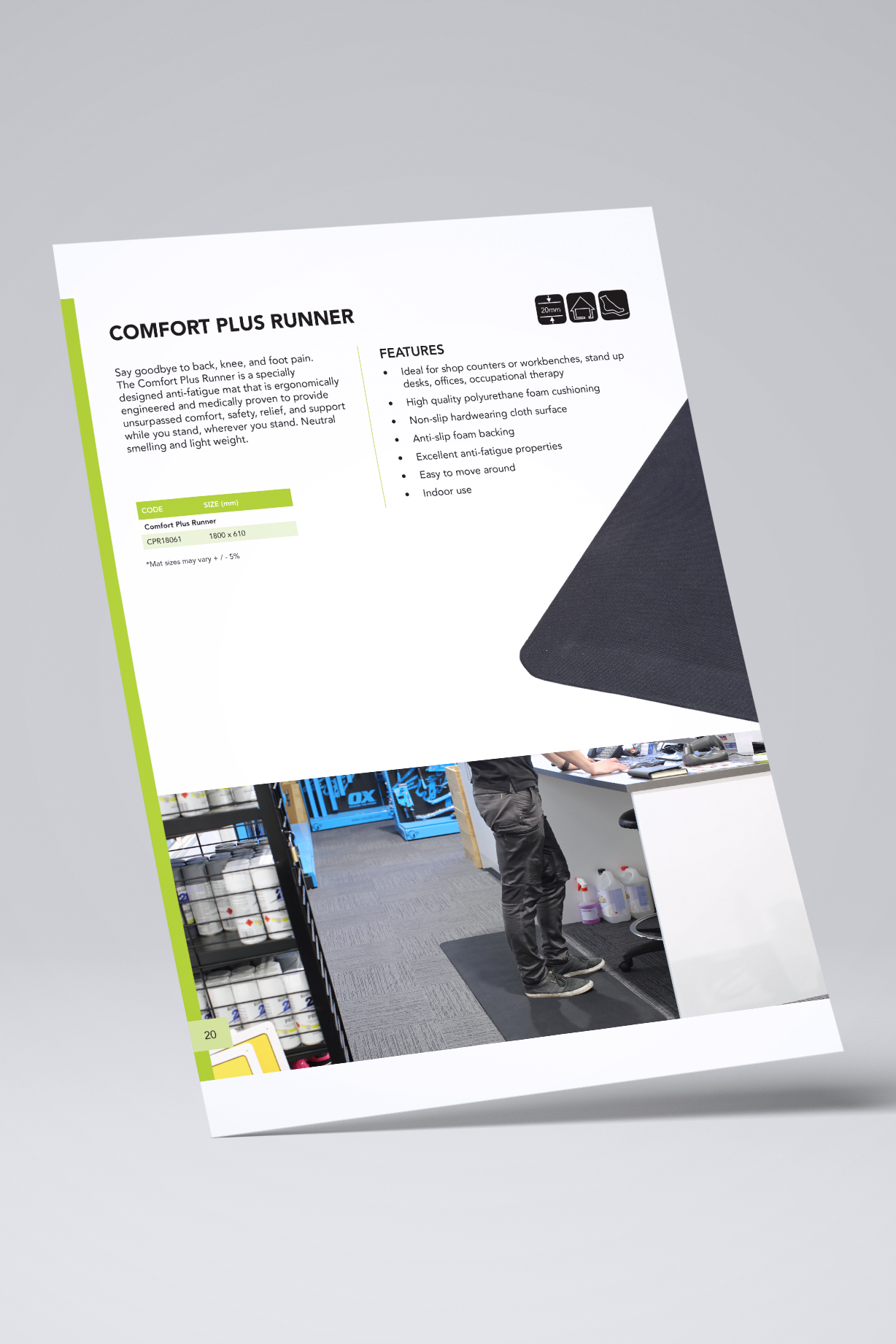 Comfort Plus Runner Product Page