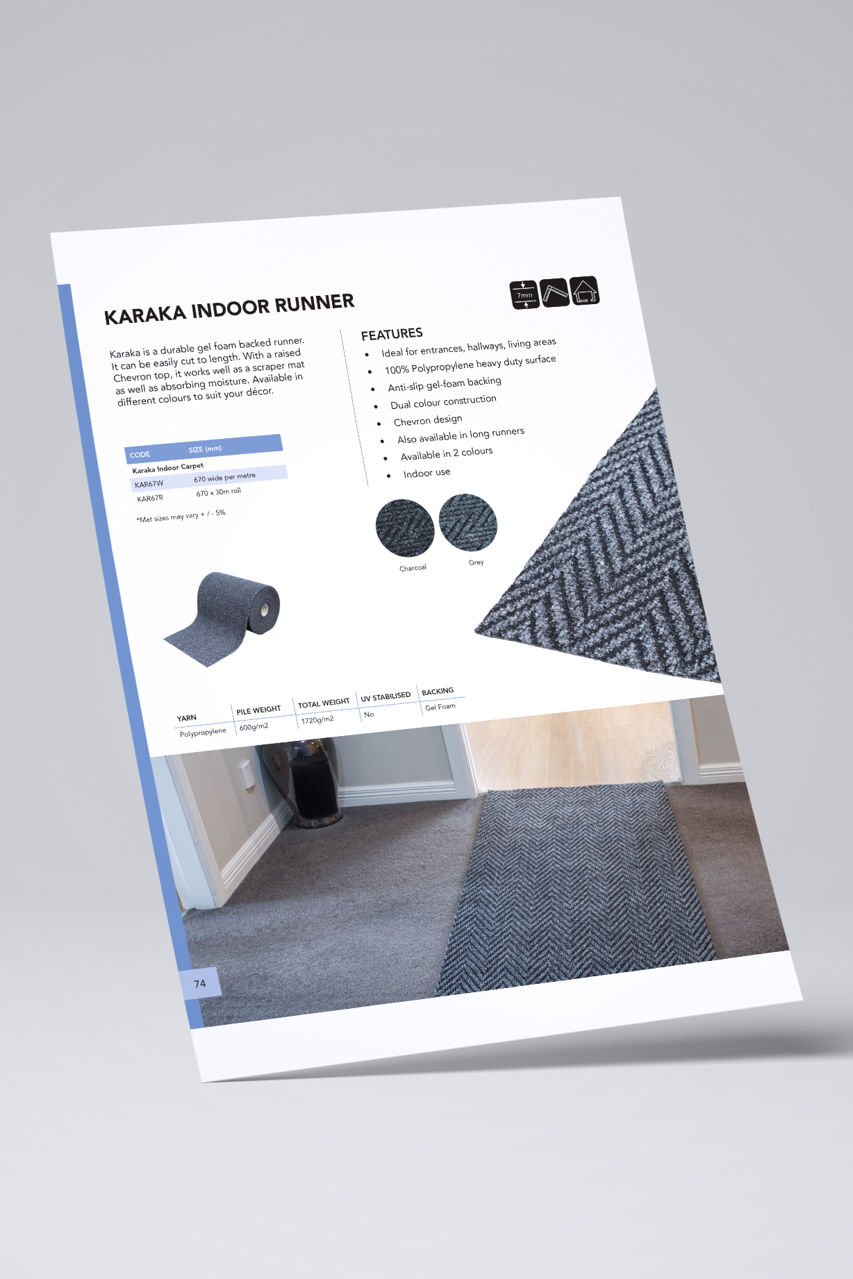 Karaka Indoor Runner Product Page
