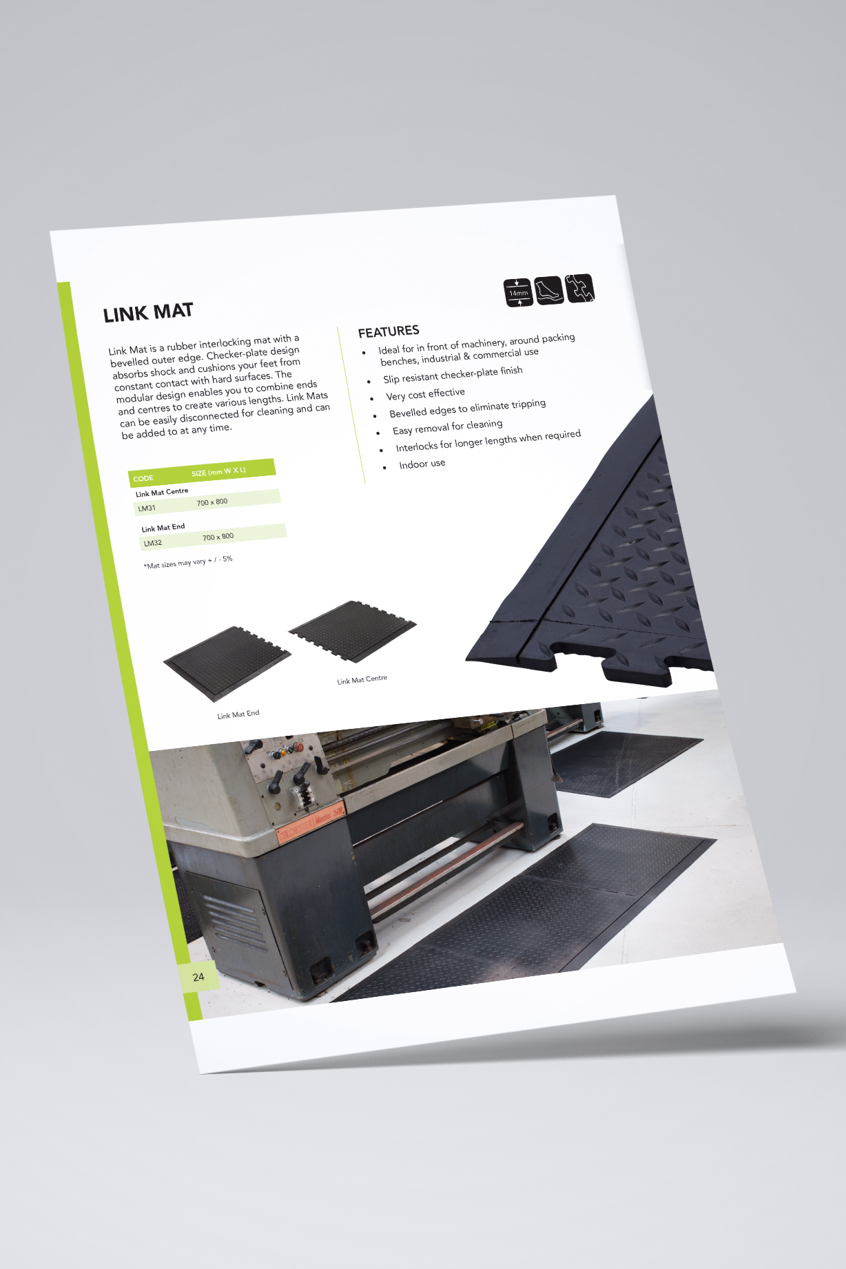 Link Mat Product Page