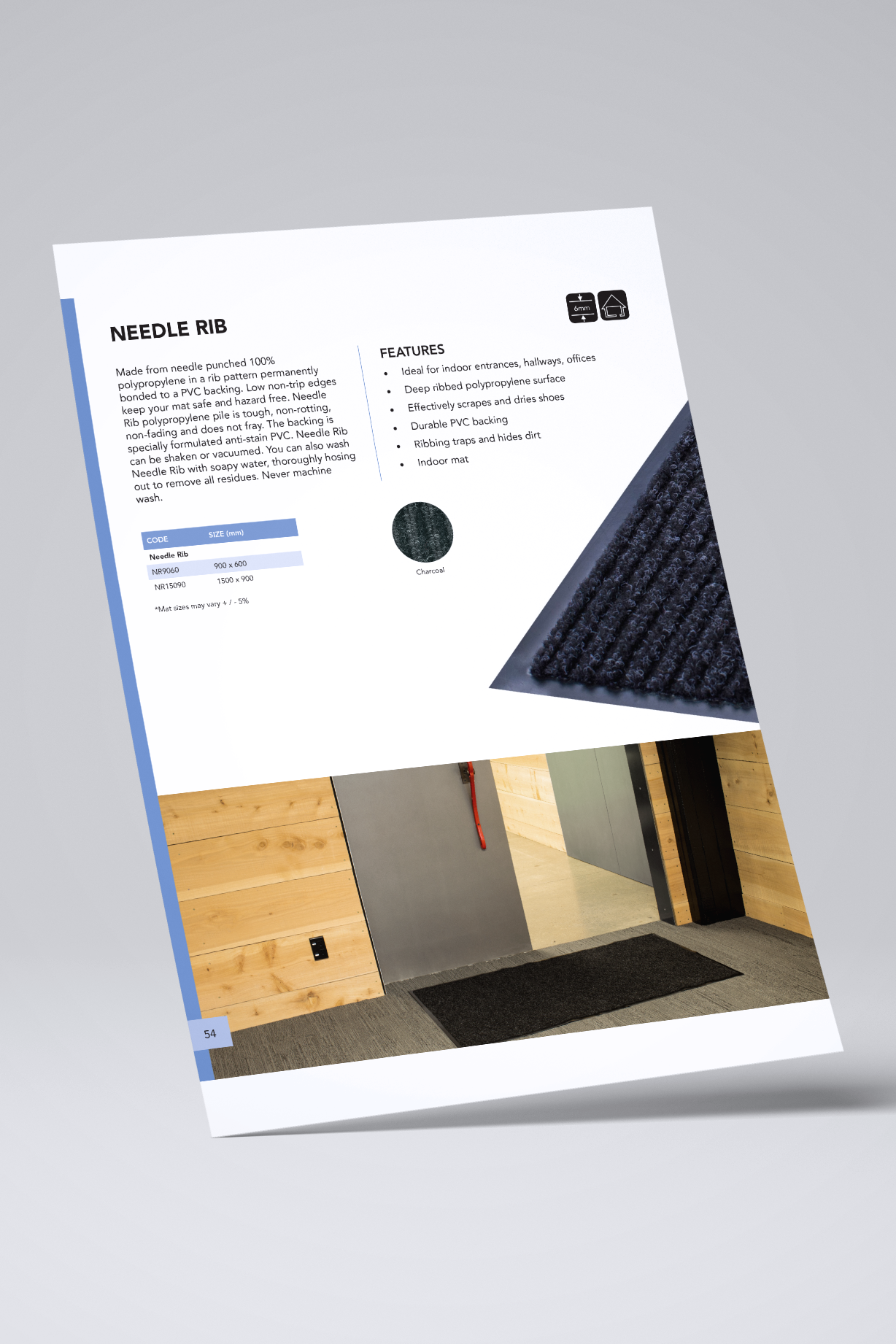 Needle Rib Matting Product Page