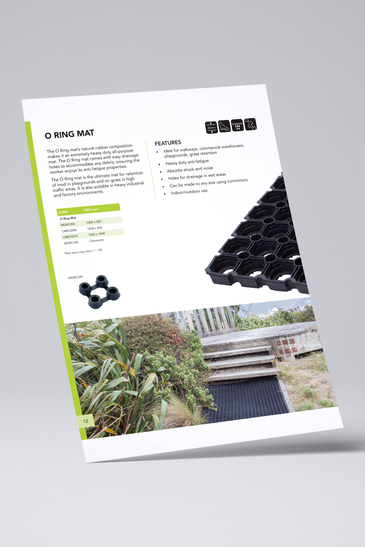 O Ring Mat Product Page