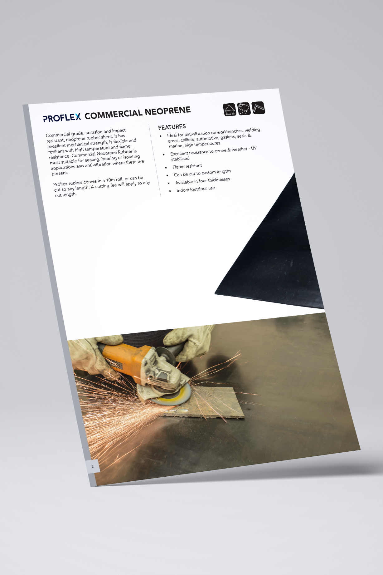 Proflex Commercial Neoprene Rubber Product Page