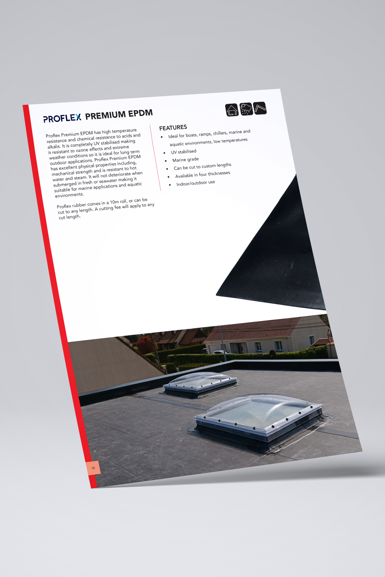 Proflex Premium EPDM Rubber Product Page