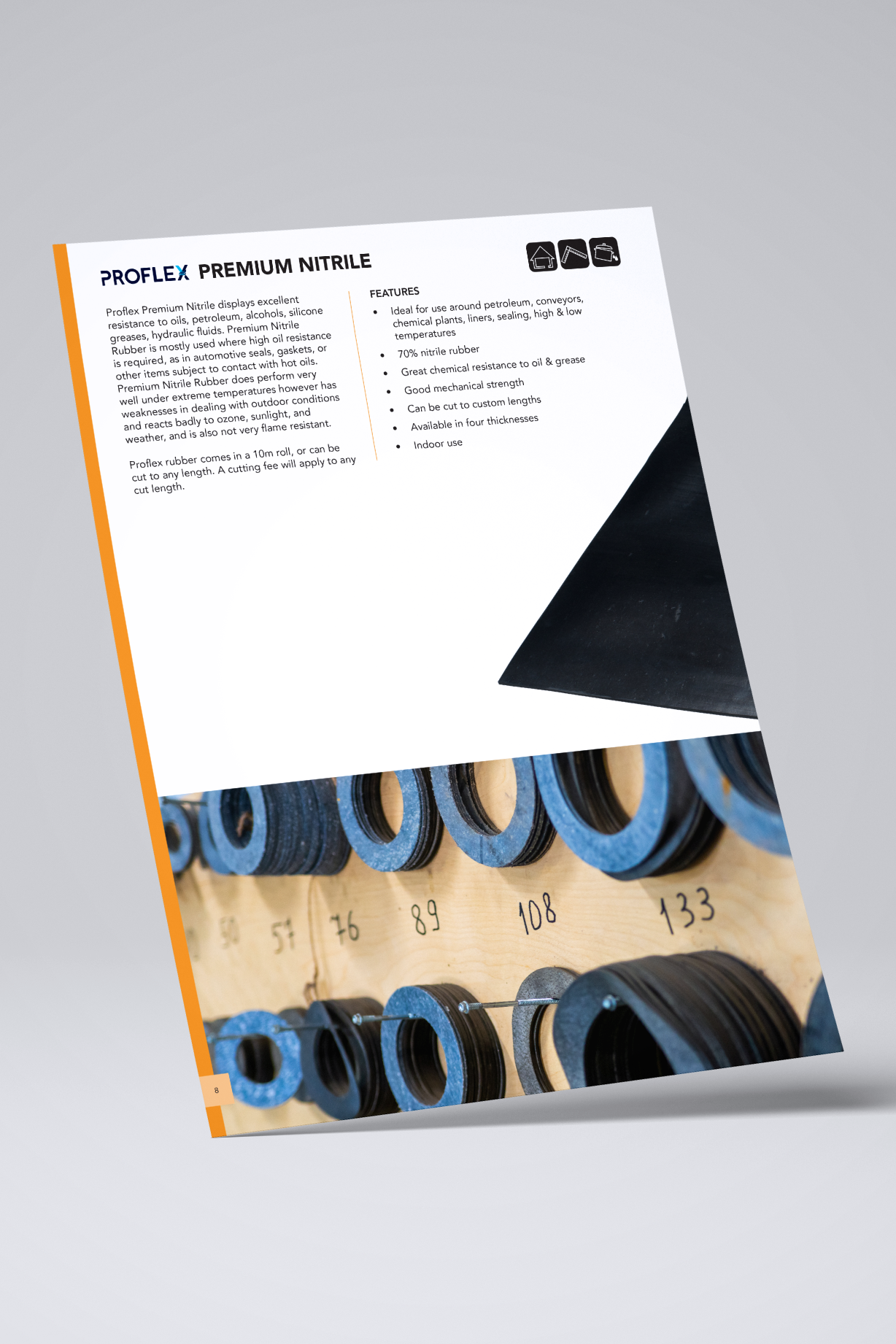 Proflex Premium Nitrile Rubber Product Page