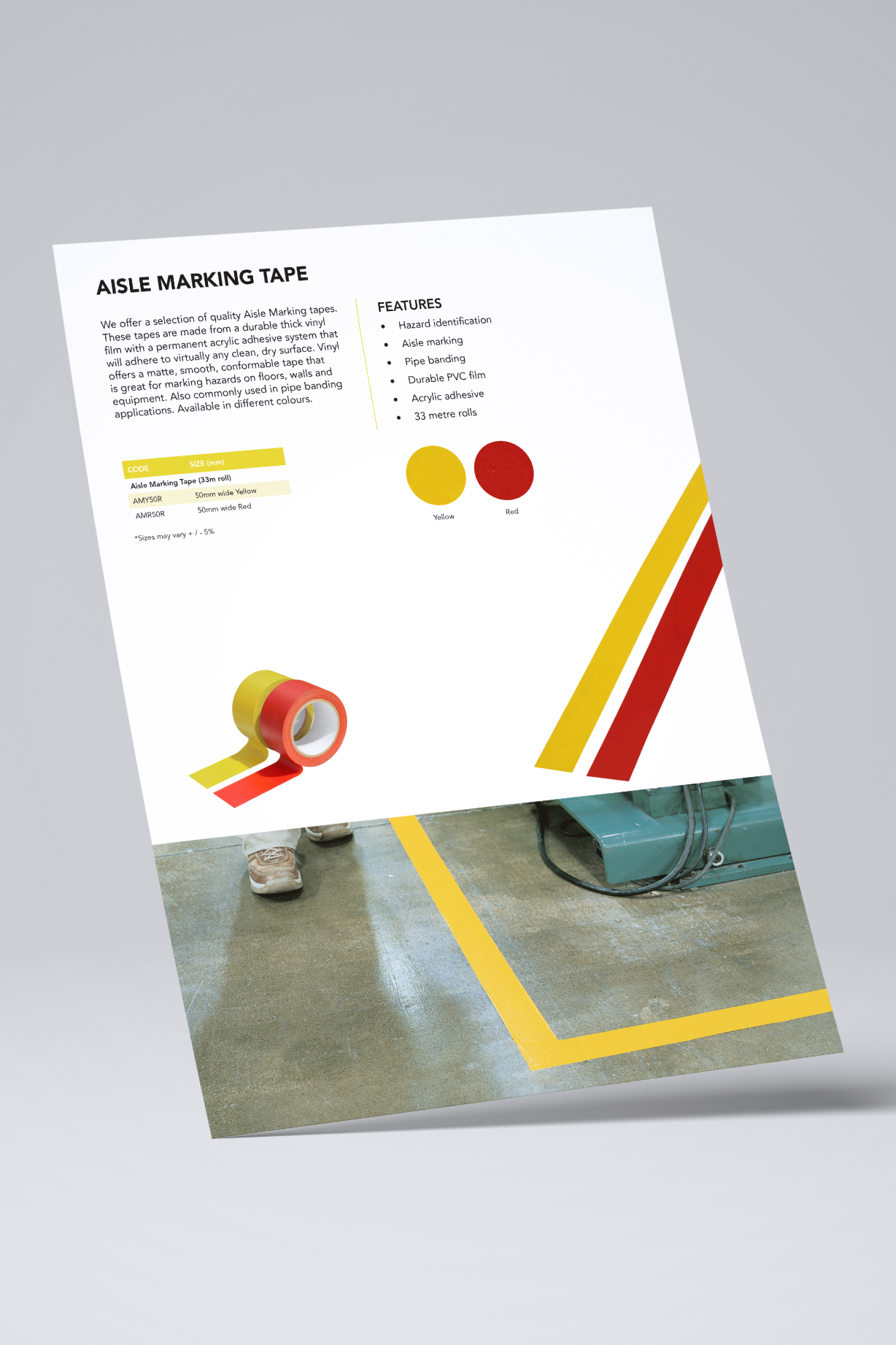 Aisle Marking Tape