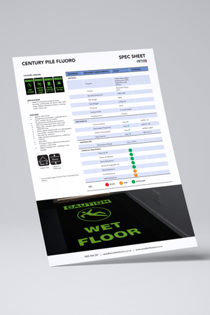 Century Pile Fluoro Mat Spec Sheet