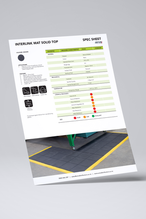 Interlink Solid Top Mat Spec Sheet