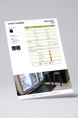 Safety Scrubber Mat Spec Sheet